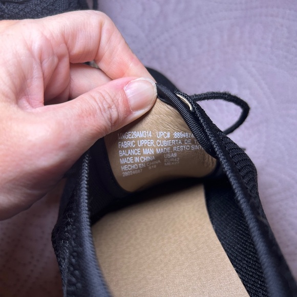 George Black Knit Oxfords - Picture 3 of 4